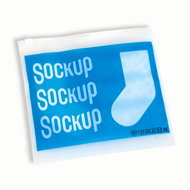 Sachet SockUp bleu réutilisable
