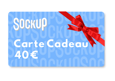 Carte-cadeau virtuelle sockup montant 40 euros