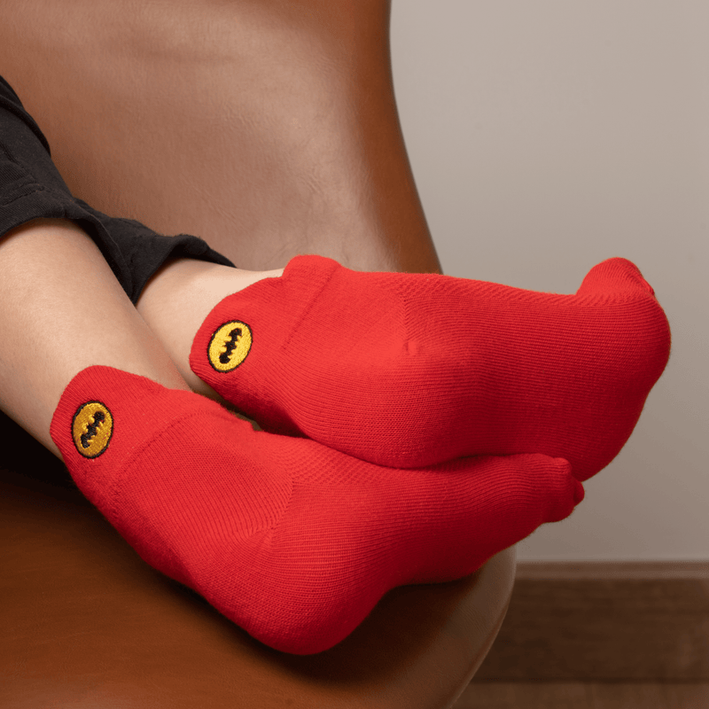 Chaussettes super héros rouge enfants et bébés